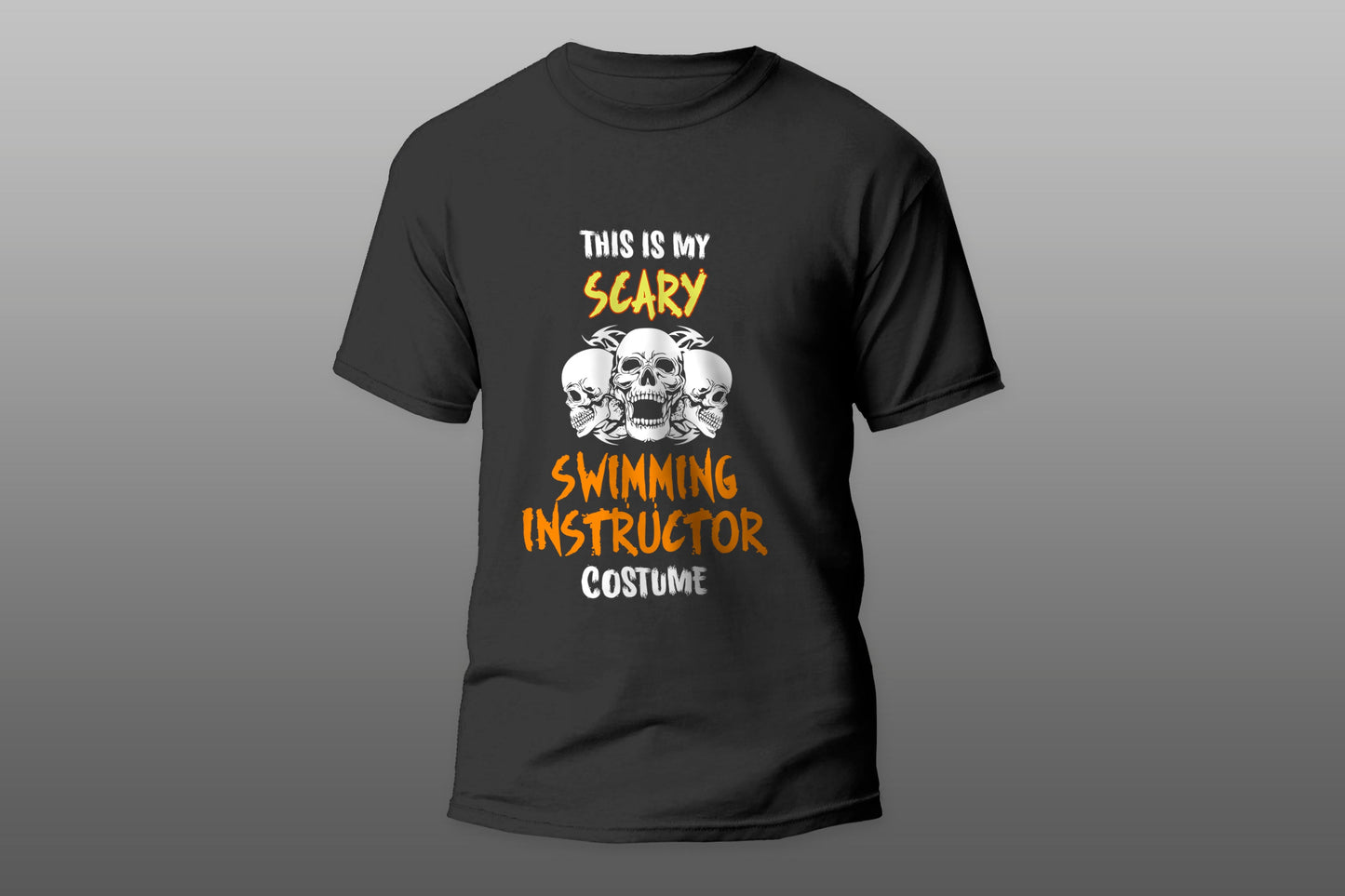 This Is My Scary SWIMMING INSTRUCTOR Costume Halloween Gift T-shirt - Top Content | POD Collection | Free Shipping