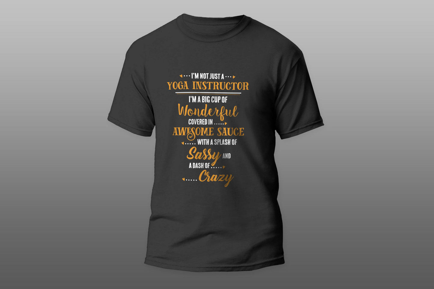 Yoga instructor Big Cup Of Awesome Sassy Classy Crazy Gift T-shirt - Top Content | POD Collection | Free Shipping