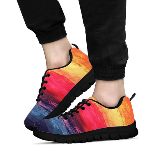 Sunset Hues Sneakers, Sunset Hues Sport Shoes, Sunset Hues Woman Man Kids Sneakers, Sunset Hues