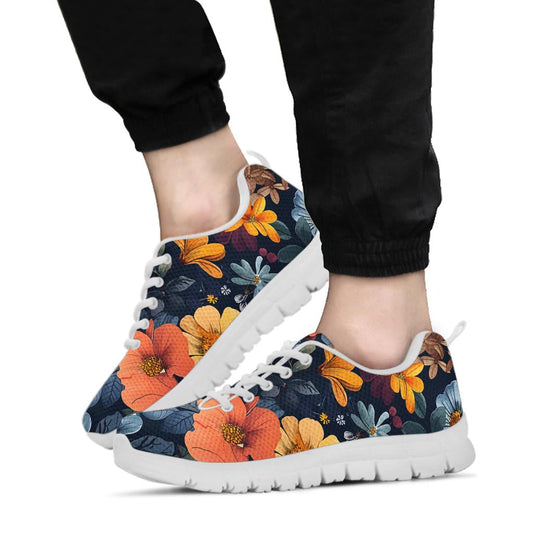 Floral Fantasy Sneakers, Floral Fantasy Sport Shoes, Floral Fantasy Woman Man Kids Sneakers, Floral Fantasy