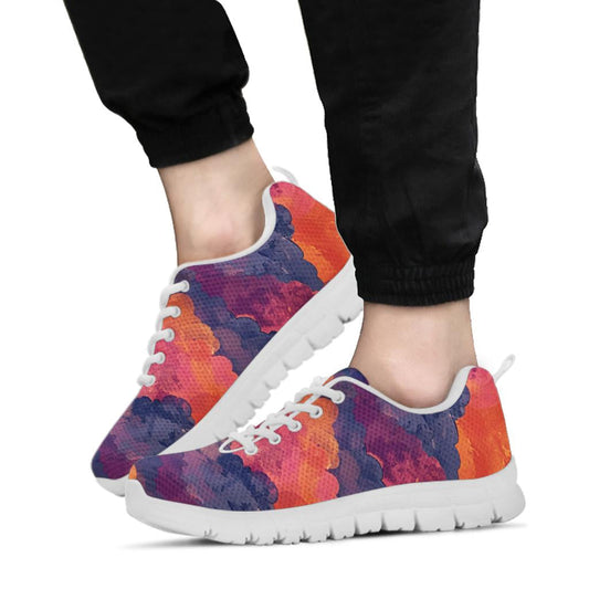 Sunset Hues Sneakers, Sunset Hues Sport Shoes, Sunset Hues Woman Man Kids Sneakers, Sunset Hues
