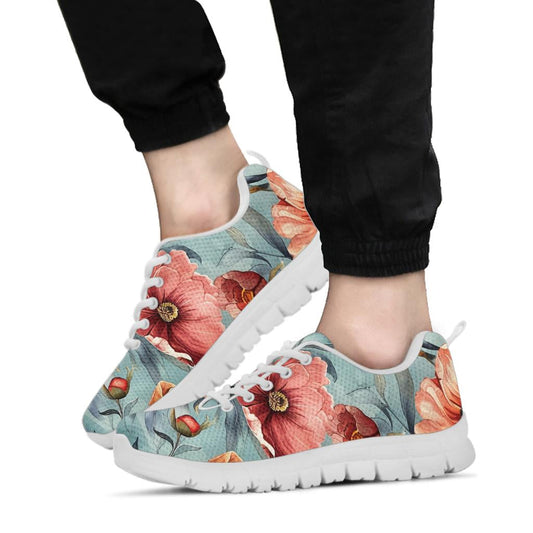 Floral Fantasy Sneakers, Floral Fantasy Sport Shoes, Floral Fantasy Woman Man Kids Sneakers, Floral Fantasy