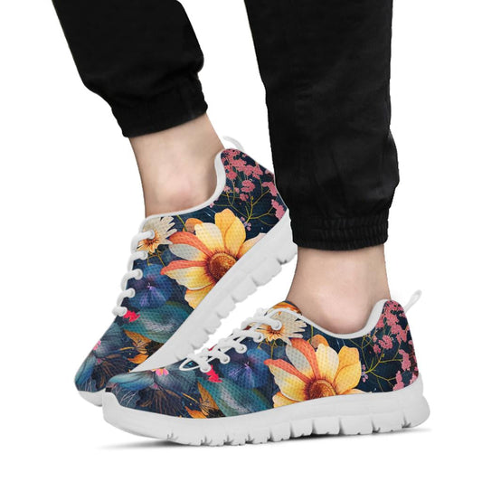 Floral Fantasy Sneakers, Floral Fantasy Sport Shoes, Floral Fantasy Woman Man Kids Sneakers, Floral Fantasy