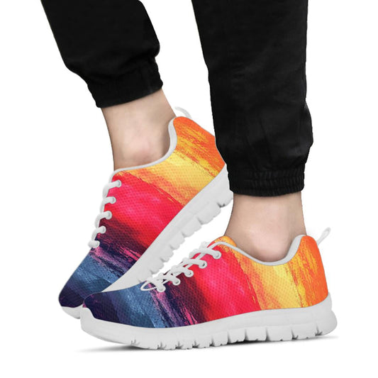Sunset Hues Sneakers, Sunset Hues Sport Shoes, Sunset Hues Woman Man Kids Sneakers, Sunset Hues