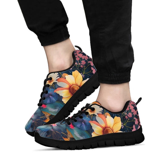 Floral Fantasy Sneakers, Floral Fantasy Sport Shoes, Floral Fantasy Woman Man Kids Sneakers, Floral Fantasy