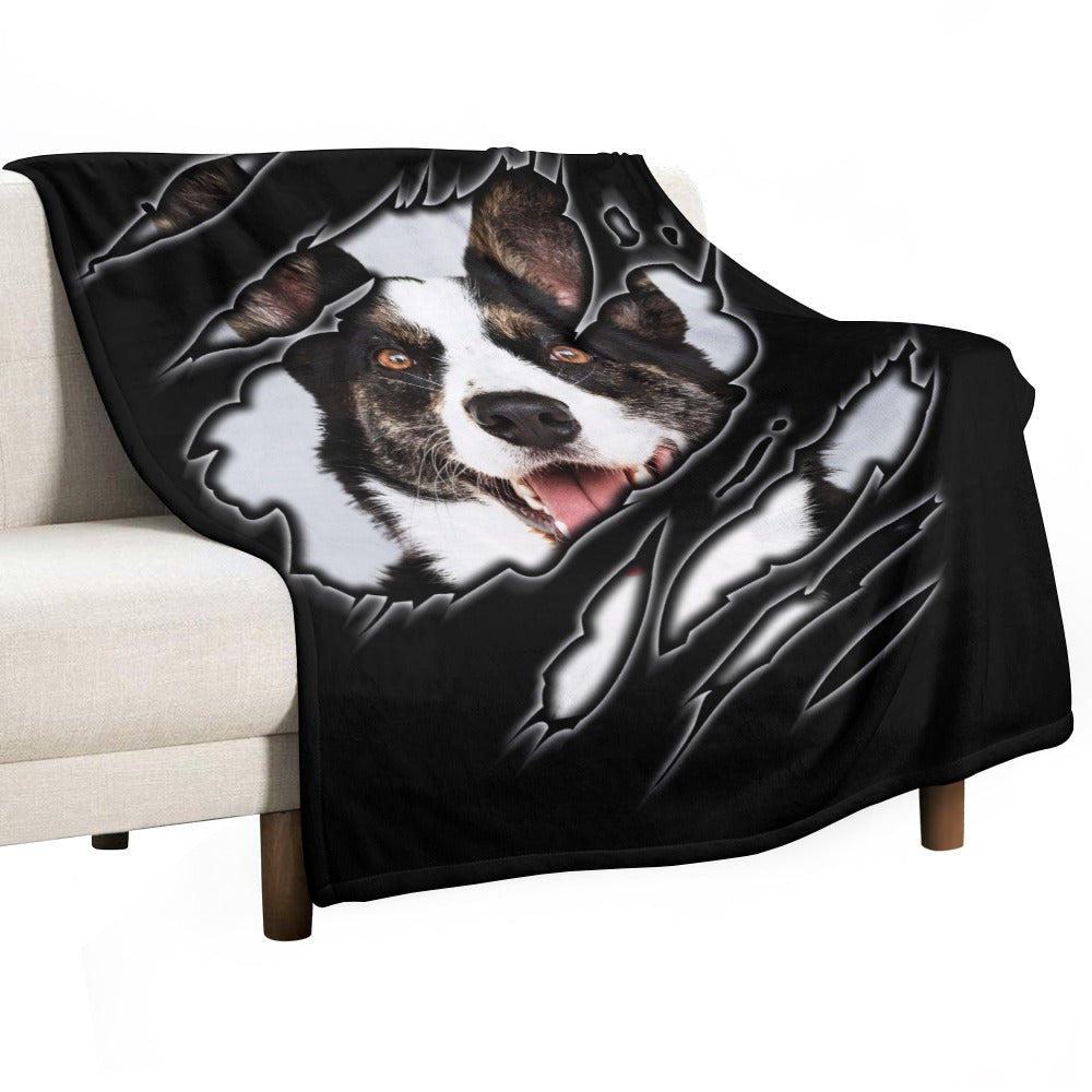 Cardigan Welsh Corgi Ultra-Soft Flannel Blanket