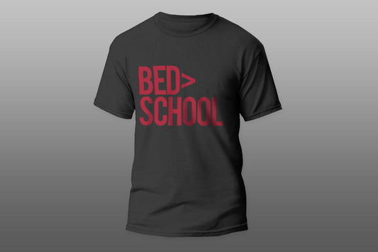 BED SCHOOL camiseta T-shirt - Top Content | POD Collection | Free Shipping