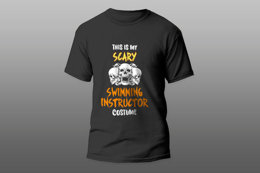 This Is My Scary SWIMMING INSTRUCTOR Costume Halloween Gift T-shirt - Top Content | POD Collection | Free Shipping