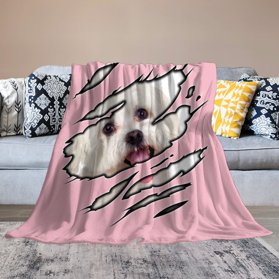 Bichon Maltese Ultra-Soft Flannel Blanket