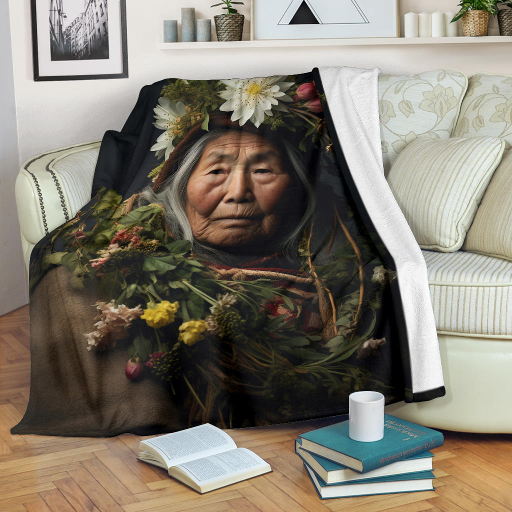 Shaman Woman Blanket