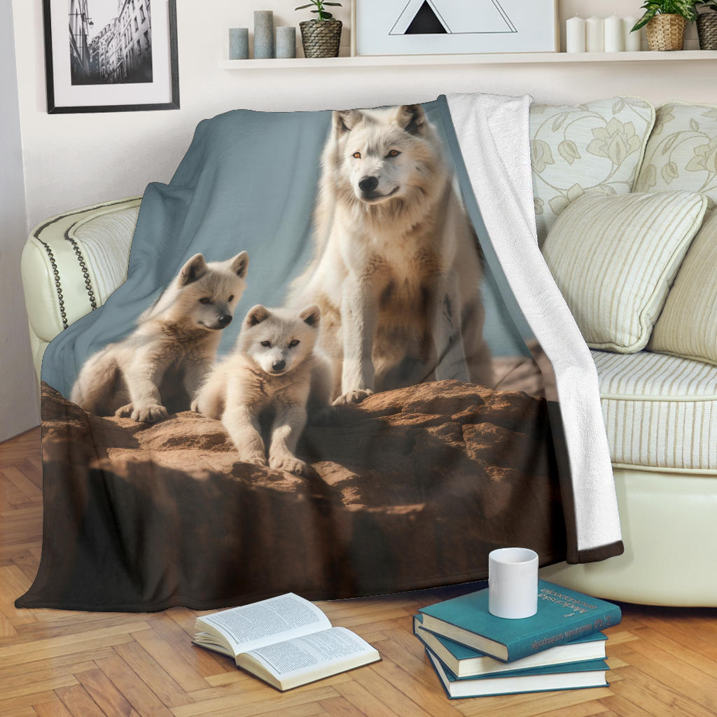 Wolves Family Blanket