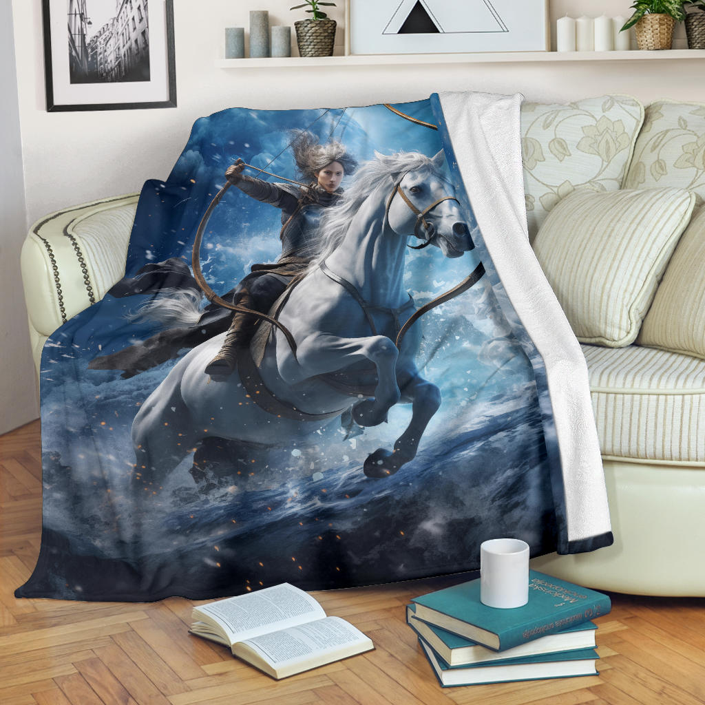 Sagittarius Zodiac Sign Blanket, Archer Sagittarius Zodiac Gifts