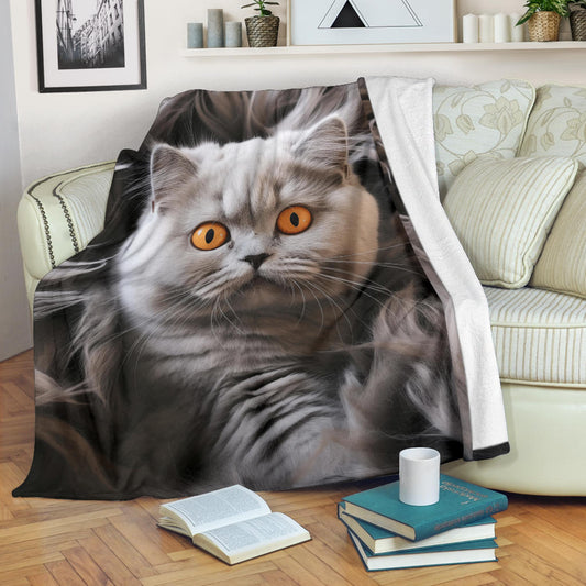 British Shorthair Hair Blanket