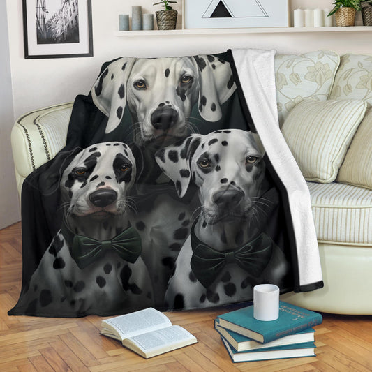 Dalmatian Family Blanket, Dalmatian_Blanket, Dalmatian Throw Blanket, Dalmatian, Dalmatian Gifts