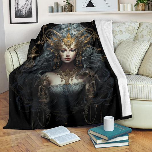 Virgin Zodiac Blanket, Virgo Zodiac Sign, Virgin Virgo Zodiac Gifts, Virgin Virgo Throw Blanket