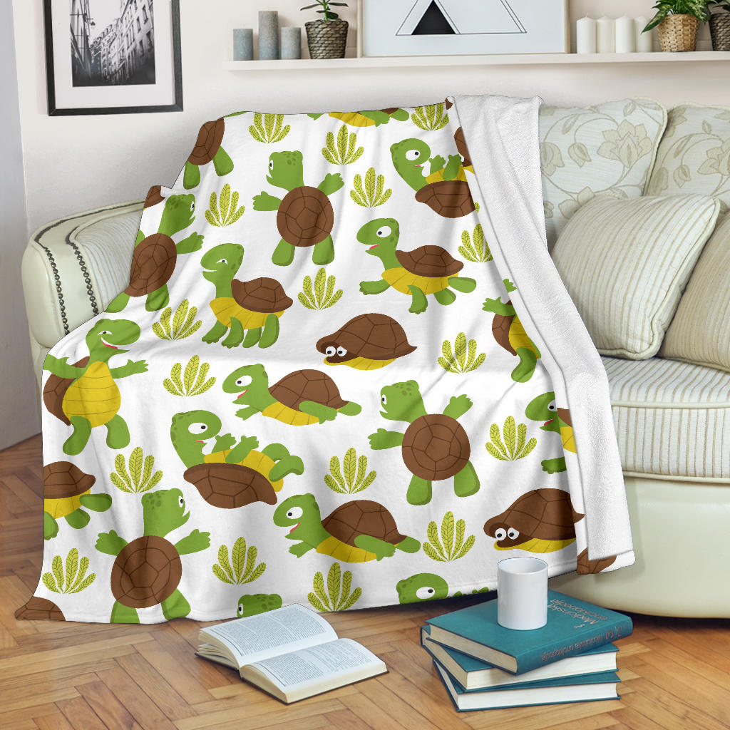 Happy Sea Turtles Blanket