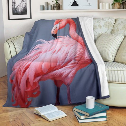 Flamingo Blanket, Flamingo Fleece Blanket, Flamingo Gifts, Flamingo Throw Blanket