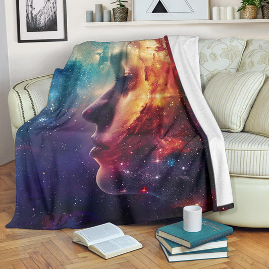 Galaxy Glow Blanket, Galaxy Glow Estetic Blanket, Galaxy Glow Blanket Gift, Blanket