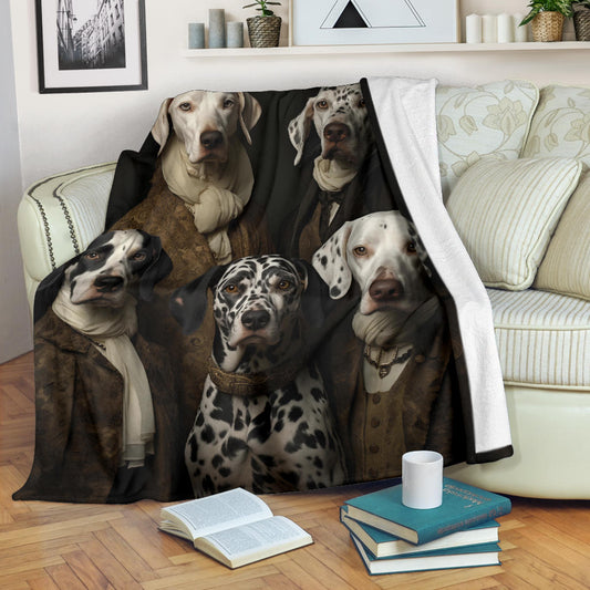 Dalmatian Family Blanket, Dalmatian_Blanket, Dalmatian Throw Blanket, Dalmatian, Dalmatian Gifts