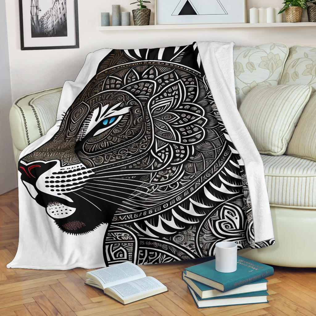 Panthera Mandala Blanket