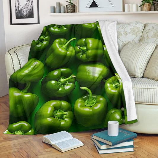 Green Peppers Blanket