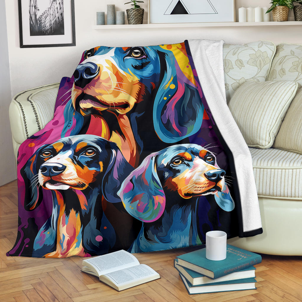 Estonian Hound Blanket, Trippy Psychedelics Estonian Hound Fleece Blanket, Estonian Hound Throw Blanket, Estonian Hound Gifts