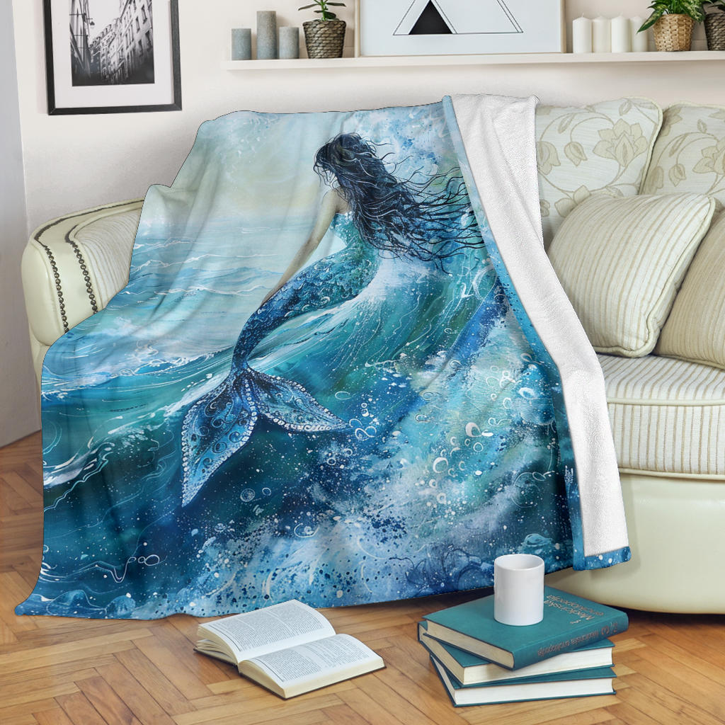 Oceanic Bliss Blanket, Oceanic Bliss Estetic Blankets, Oceanic Bliss Blanket Gifts, Blanket