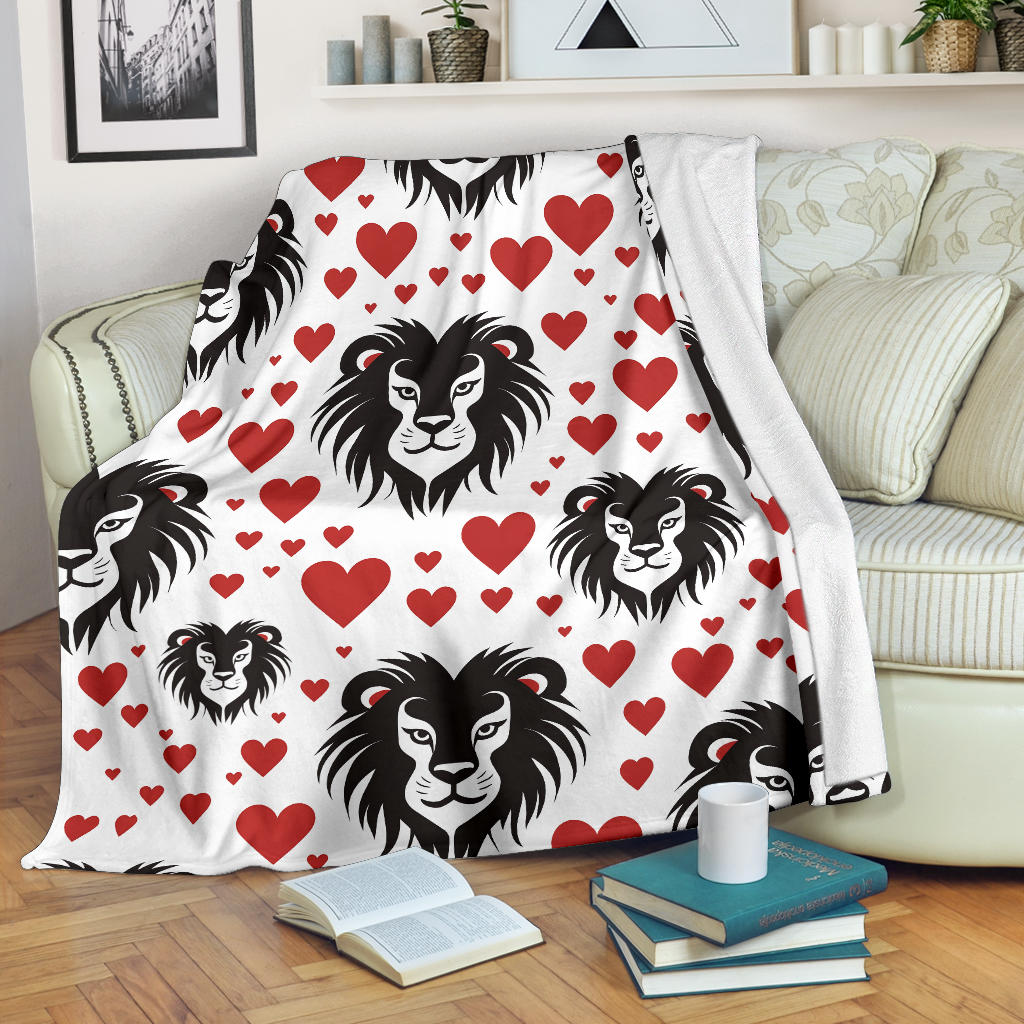 Lion Hearts Blanket