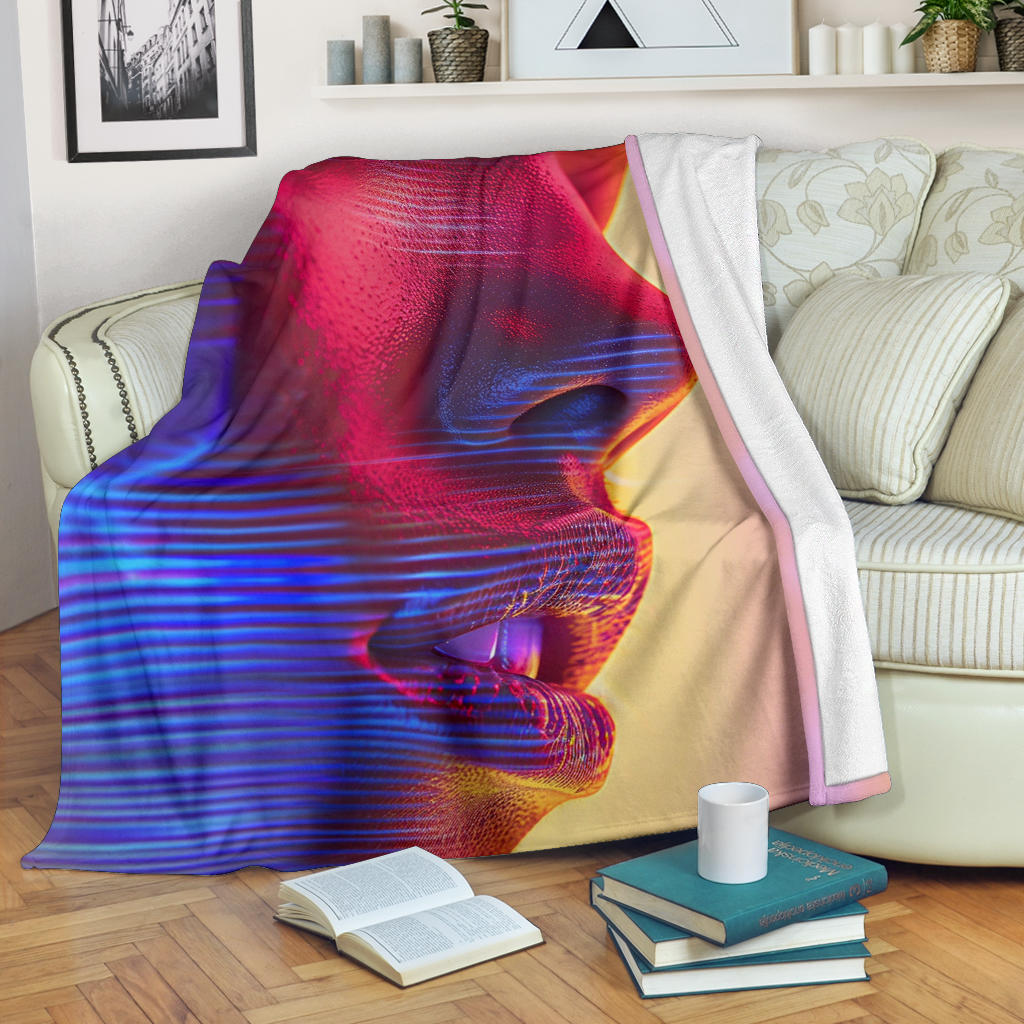 Retro Wave Blanket, Retro Wave Estetic Blanket, Retro Wave Blanket Gift, Blanket