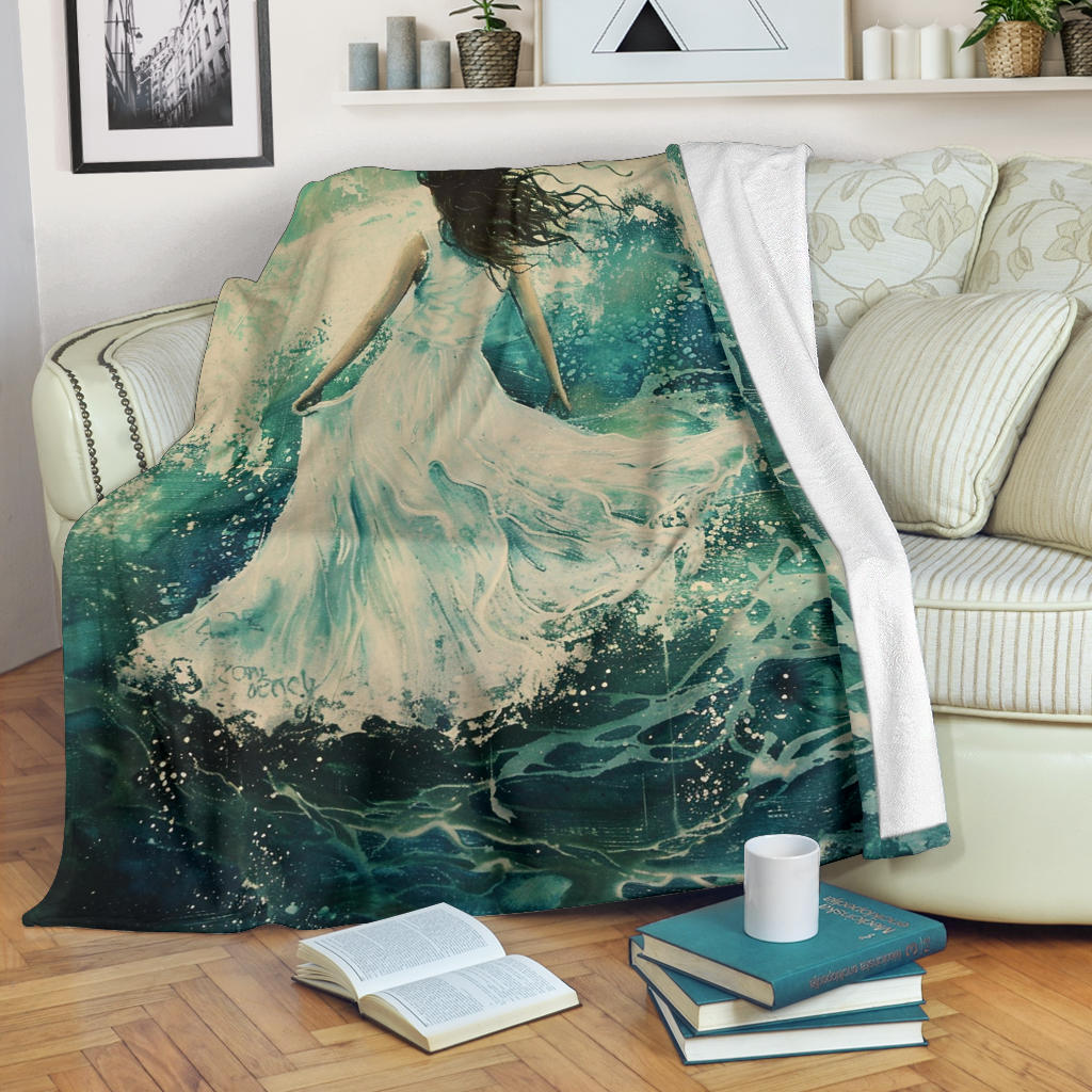 Oceanic Bliss Blanket, Oceanic Bliss Estetic Blankets, Oceanic Bliss Blanket Gifts, Blanket