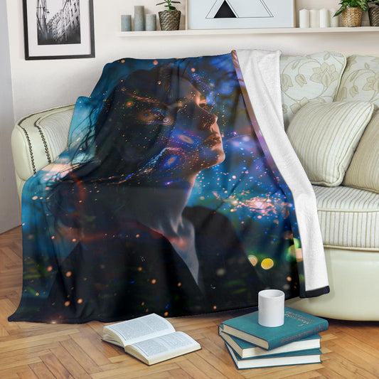 Galaxy Glow Blanket, Galaxy Glow Estetic Blanket, Galaxy Glow Blanket Gift, Blanket