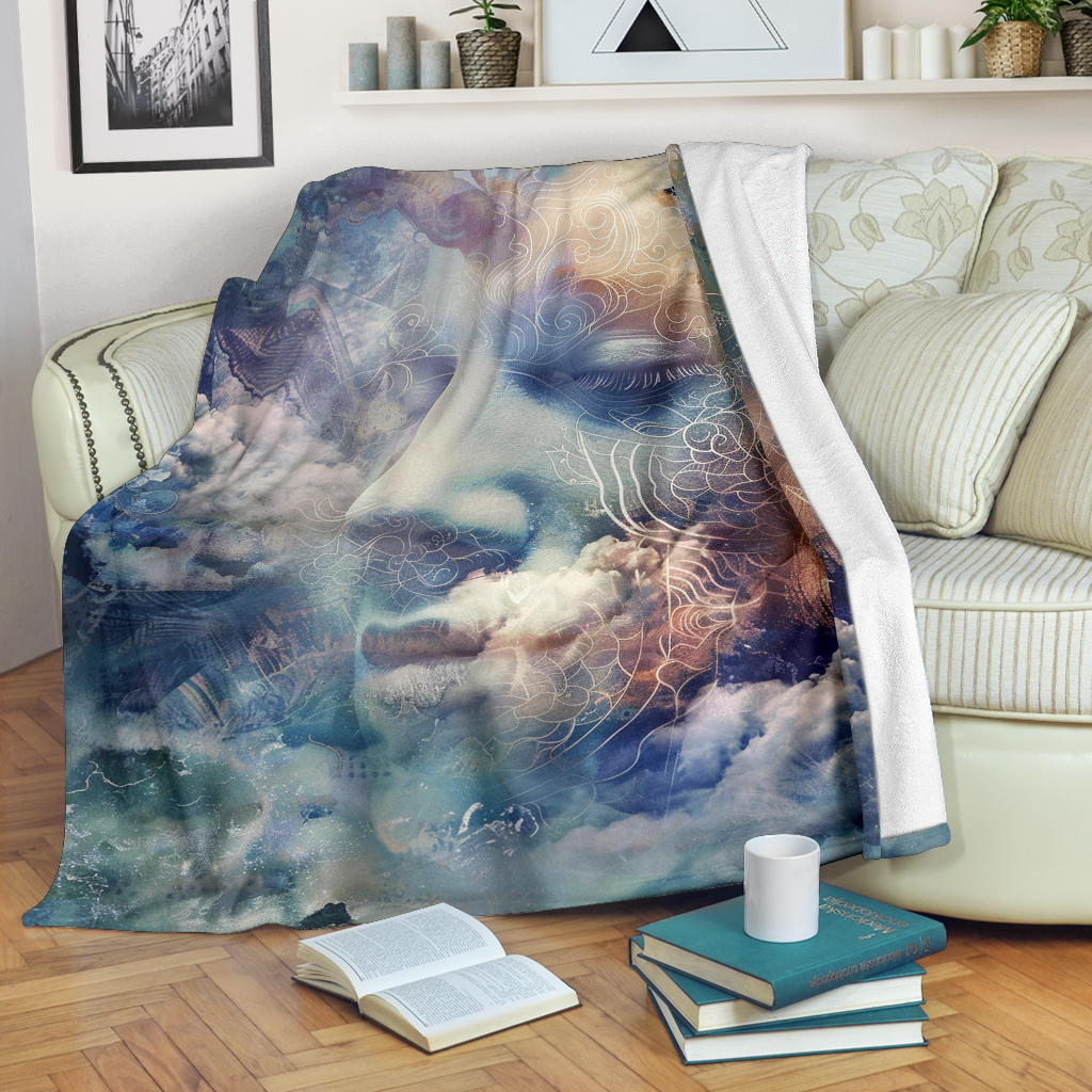 Celestial Serenity Blanket, Celestial Serenity Estetic Blanket, Celestial Serenity Blanket Gift, Blanket