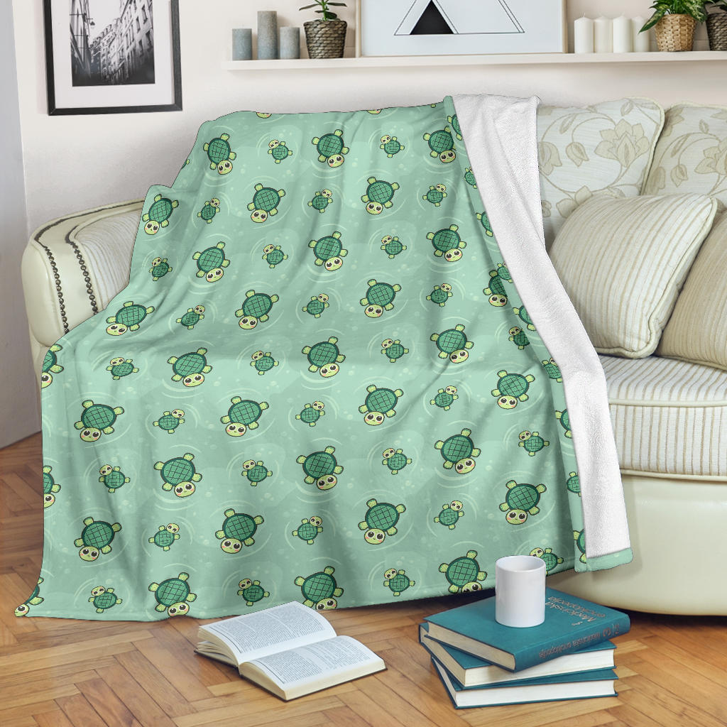 Green Turtle Blanket