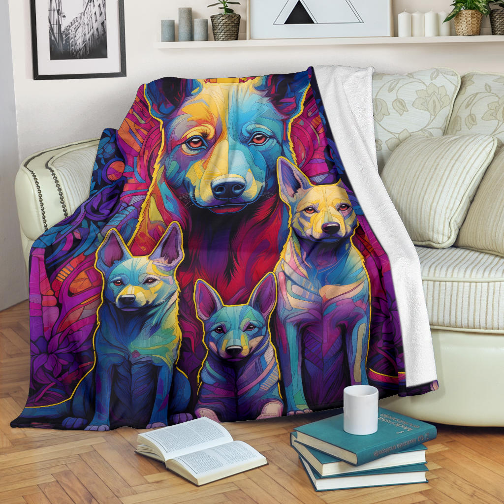 Canaan Blanket, Trippy Psychedelics Canaan Fleece Blanket, Canaan Throw Blanket, Canaan Gifts