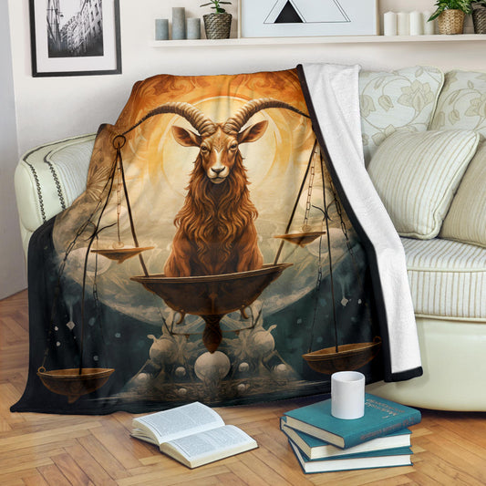 Balance Libra Zodiac Blanket, Libra Zodiac Sign, Libra Zodiac Gifts, Libra Zodiac Throw Blanket