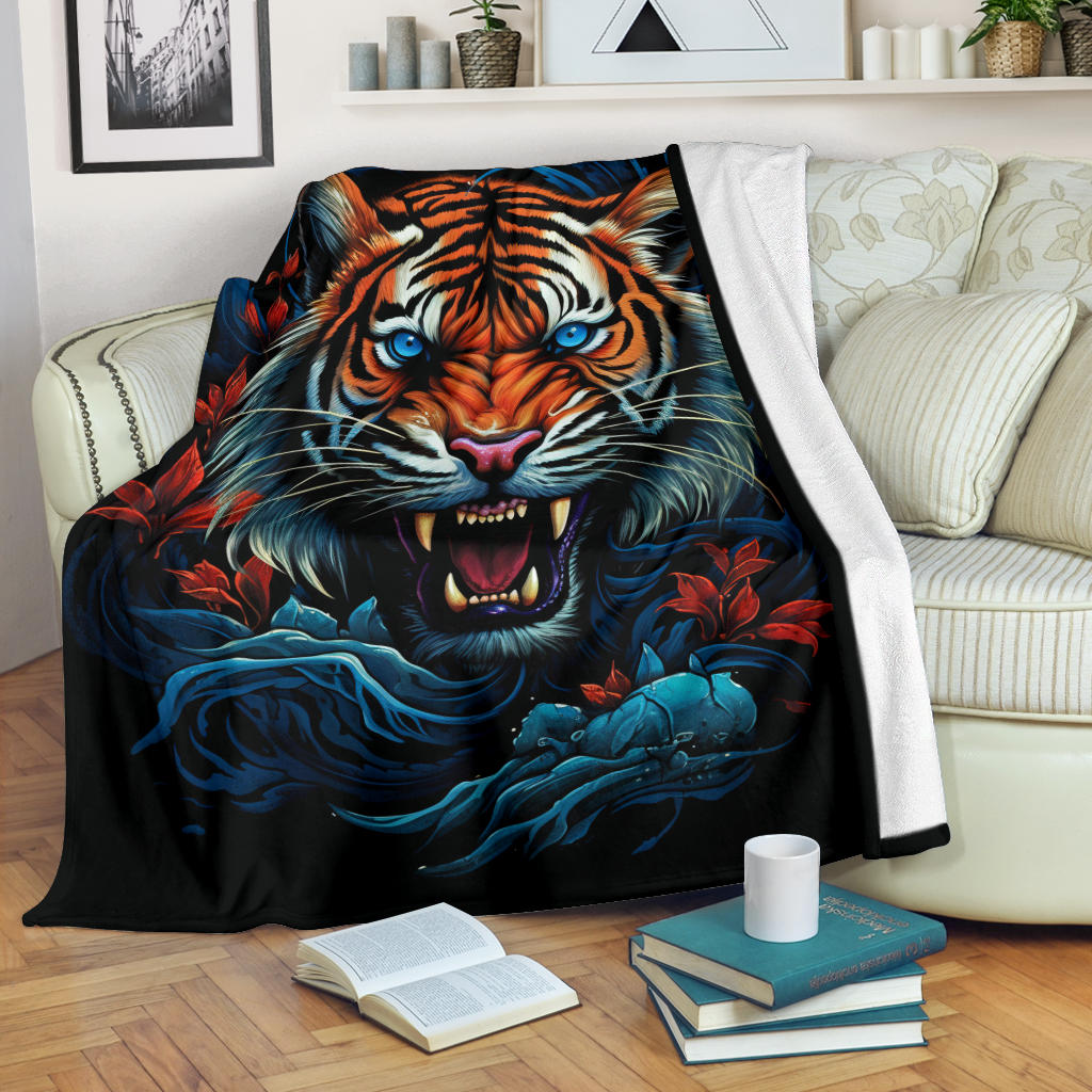 Tiger Blanket Tiger Fleece Blanket