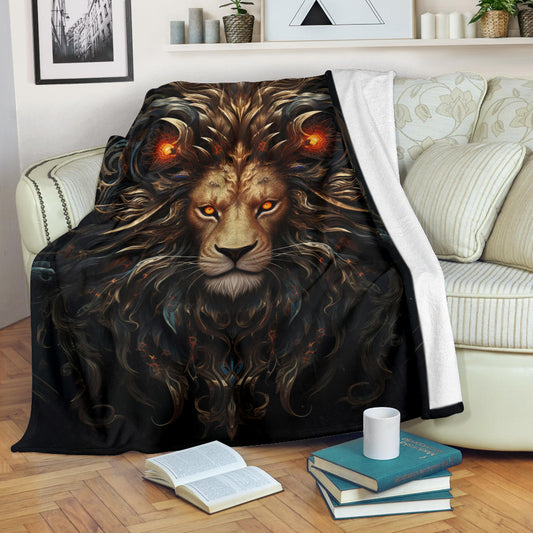 Lion Zodiac Blanket, Lion Zodiac Gifts, Lion Zodiac Sign, Lion Throw Blanket, Leo Zodiac Sign