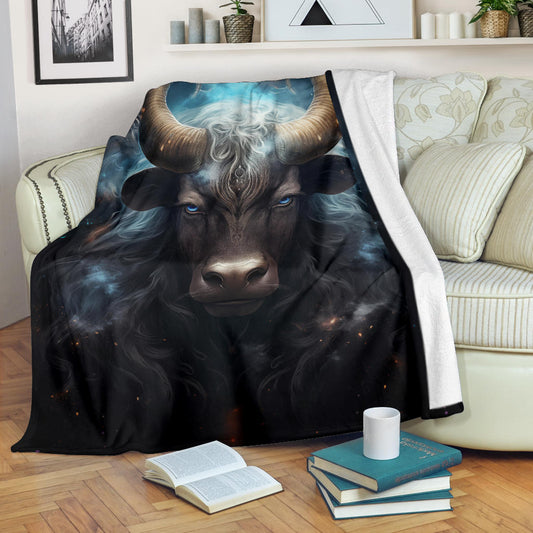 Taurus Zodiac Mysterious Blanket, Bull Zodiac Sign, Taurus Zodiac Gifts, Taurus Throw Blanket