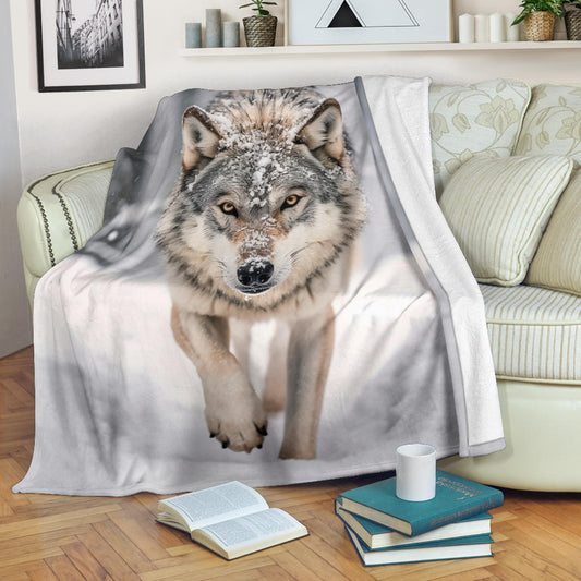 Angry Wolf Blanket