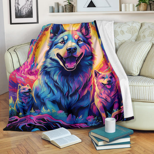 Asian Shepherd Blanket, Trippy Psychedelics Asian Shepherd Fleece Blanket, Asian Shepherd Throw Blanket, Asian Shepherd Gifts