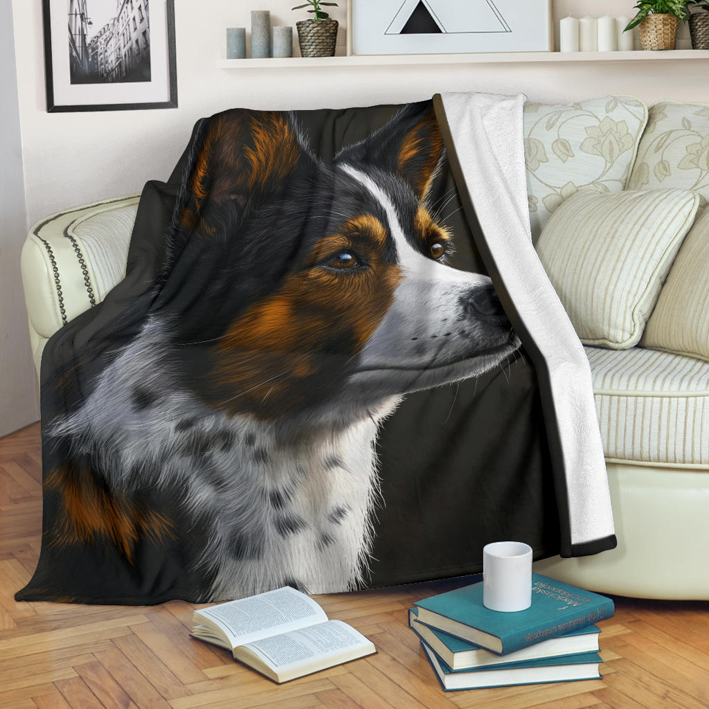 Karelian Bear Dog Blanket, Trippy Psychedelics Karelian Bear Dog Fleece Blanket, Karelian Bear Dog Throw Blanket, Karelian Bear Dog Gifts