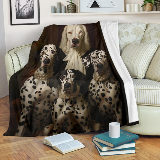 Dalmatian Family Blanket, Dalmatian_Blanket, Dalmatian Throw Blanket, Dalmatian, Dalmatian Gifts