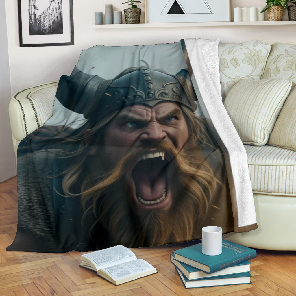 Viking Warrior Blanket