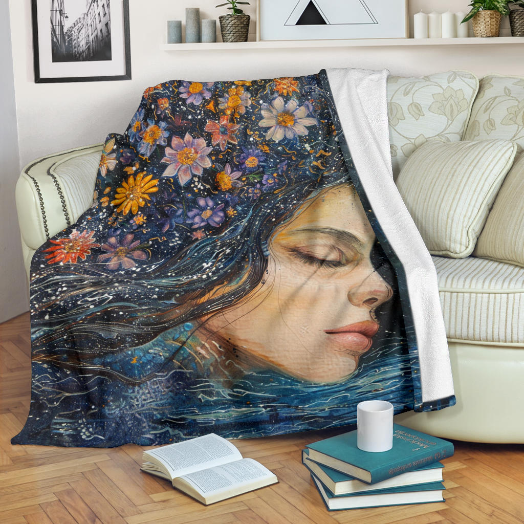 Celestial Serenity Blanket, Celestial Serenity Estetic Blanket, Celestial Serenity Blanket Gift, Blanket