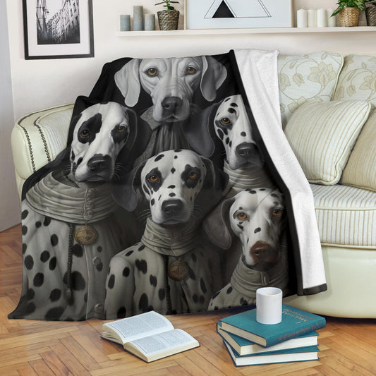 Dalmatian Family Blanket, Dalmatian_Blanket, Dalmatian Throw Blanket, Dalmatian, Dalmatian Gifts