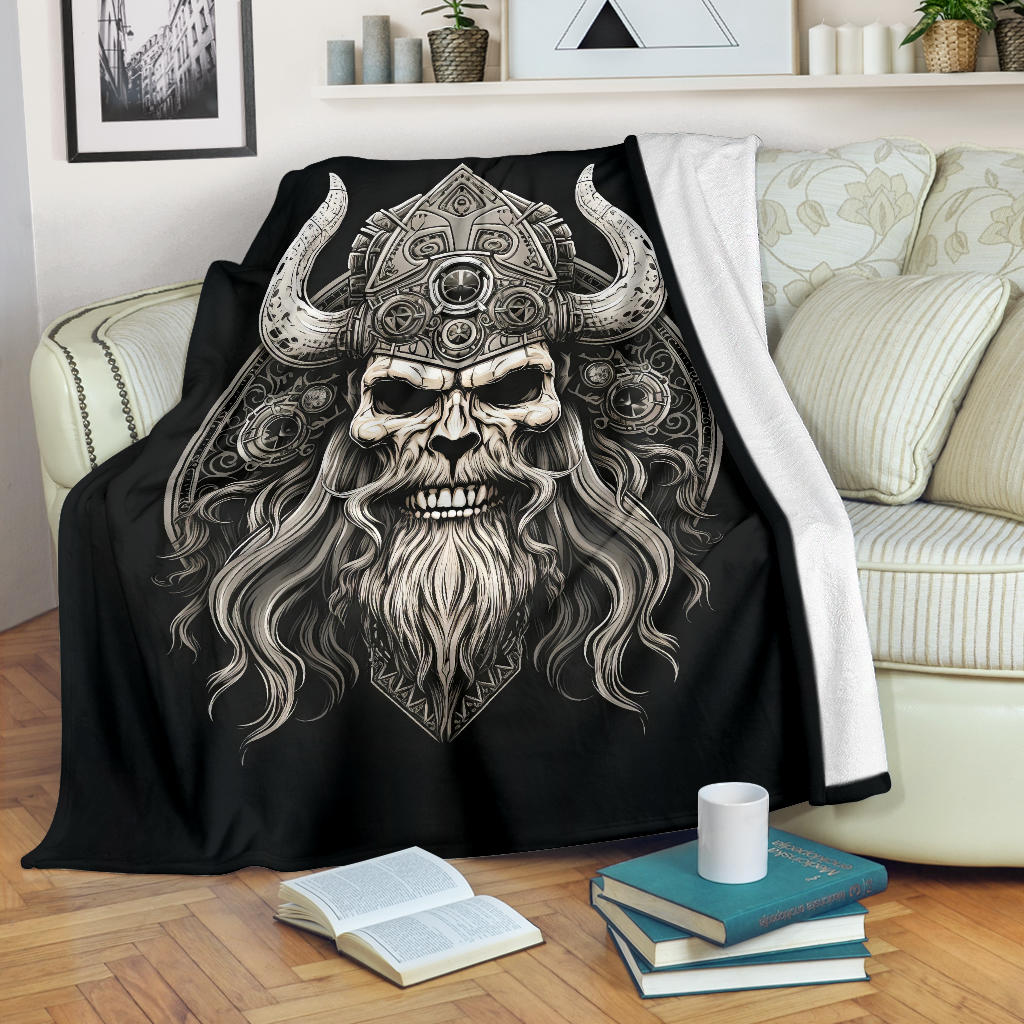 Viking Blanket Skull Blanket