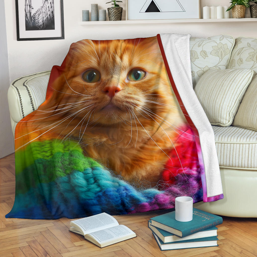 Munchkin cat Blanket, Trippy Psychedelics Munchkin cat Fleece Blanket, Munchkin cat Throw Blanket, Munchkin cat Gifts