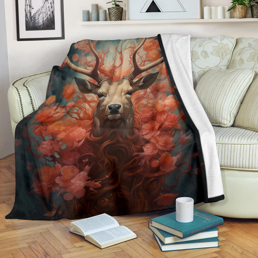 Elk Blanket, Elk Throw Blanket, Elk Fleece Blanket, Elk Gifts