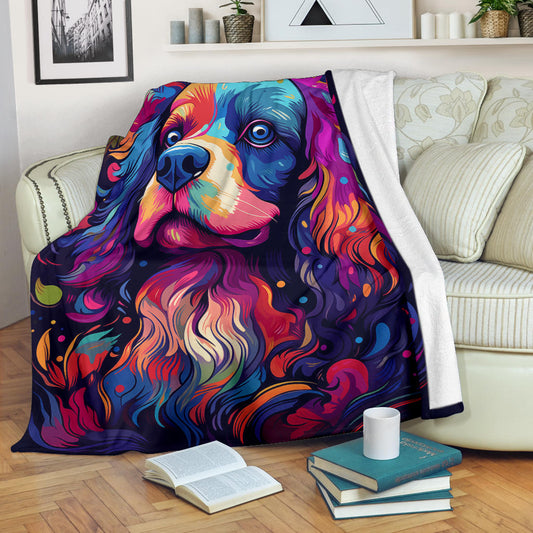 Cavalier King Charles Spaniel Blanket, Cavalier King Charles Spaniel Throw Blanket, Cavalier King Charles Spaniel Dog Gifts