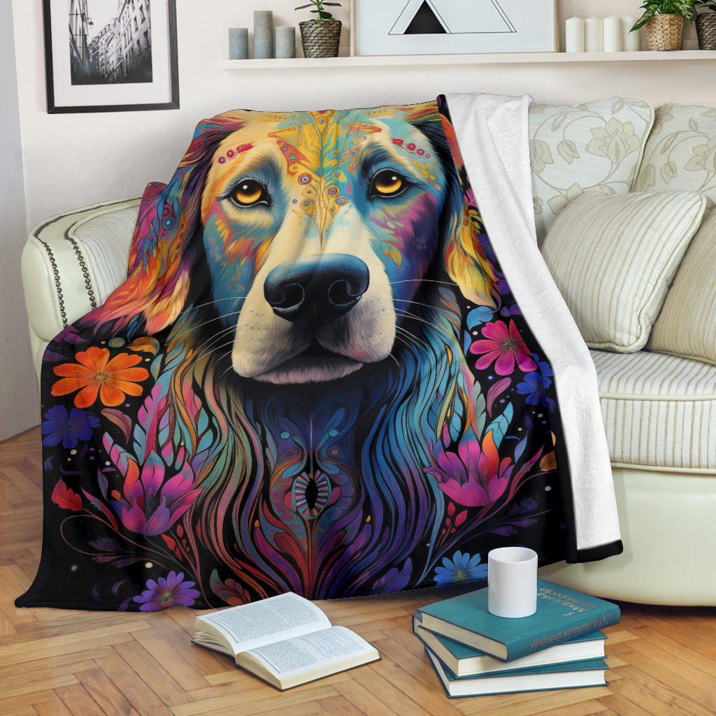 Anatolian Shepherd Blanket, Trippy Psychedelics Anatolian Shepherd Fleece Blanket, Anatolian Shepherd Throw Blanket, Anatolian Shepherd Gifts